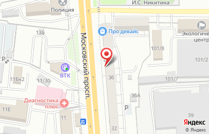 Парикмахерская Эконом в Коминтерновском районе на карте