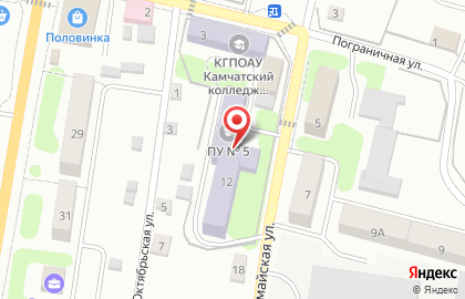 Камчатский колледж технологии и сервиса в Петропавловске-Камчатском на карте
