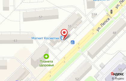 Магазин Рыбный день на улице Лепсе на карте