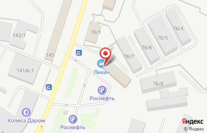 Автомагазин Лихач на Омской улице на карте