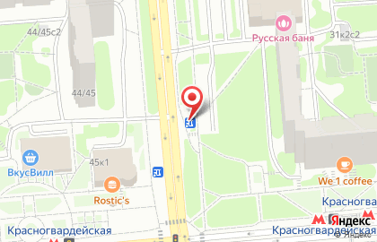 Киоск печатной продукции Союзпечать на Красногвардейской на карте