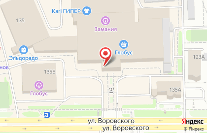 Билетный центр Kassy.ru на улице Воровского на карте