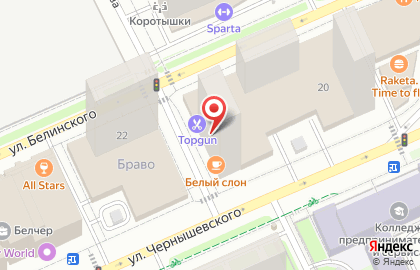 Автостоянка в Перми на карте