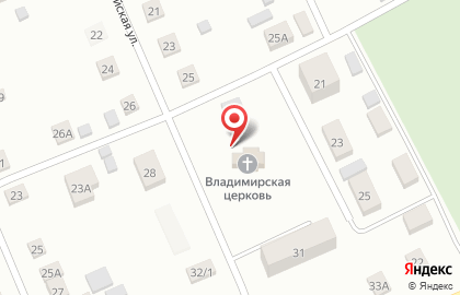 Храм в честь Владимирской иконы Божией Матери на Первомайской улице на карте