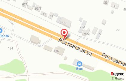 Магазин фастфудной продукции на Ростовской улице на карте