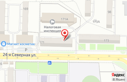 ПиК Альянс на 24-ой Северной улице на карте