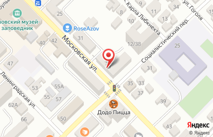 Магазин разливного пива Объединенные частные пивоварни на Московской улице на карте