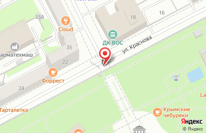 БлинСити на улице Краснова на карте