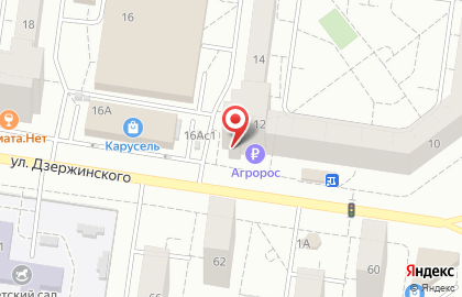 Мясной магазин Привозъ в Автозаводском районе на карте