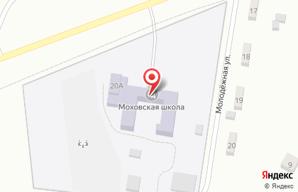Моховская средняя общеобразовательная школа на карте