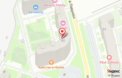 Автошкола "Фара" на шоссе в Лаврики в Мурино на карте