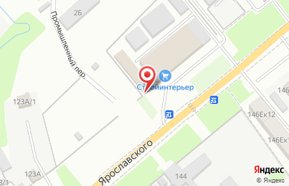 Магазин сантехники на улице Ярославского на карте