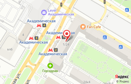 Аптека №153 Академическая на улице Дмитрия Ульянова на карте