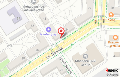 Магазин Электромир на улице Ленина на карте