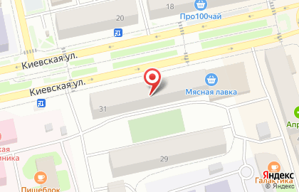 Магазин Монетка на Киевской улице на карте