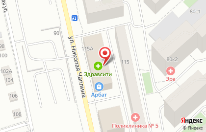 Торговая сеть Монетка на улице Николая Чаплина на карте