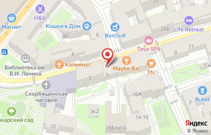 Магазин овощей и фруктов на ул. Воскова, 5 на карте