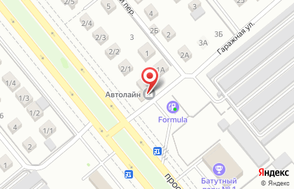 Магазин Avtoline161 на проспекте Курчатова на карте