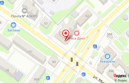 Парикмахерская Софи на улице Мира на карте