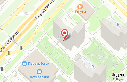 Страховая компания Ресо-Гарантия на Боровском шоссе на карте