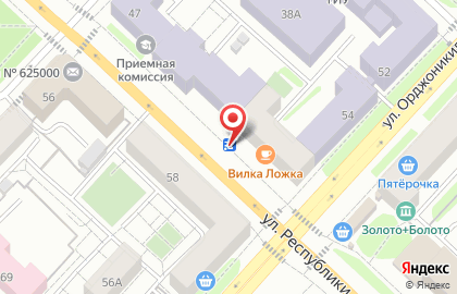 Терминал 7 на улице Республики на карте