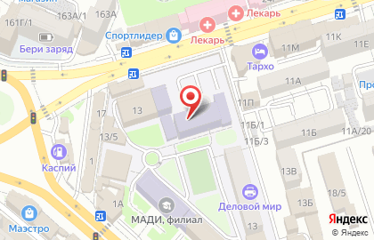 Автомобильно-дорожный колледж в Кировском районе на карте