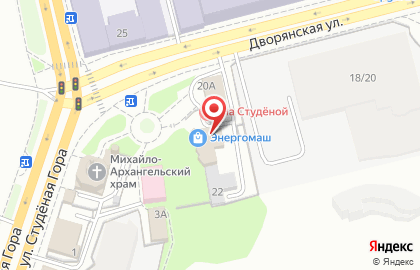 Магазин электроустановочной продукции Энергомаш на Дворянской улице на карте