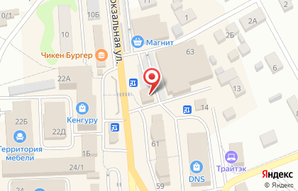 Магазин зоотоваров Зеленый попугай на карте
