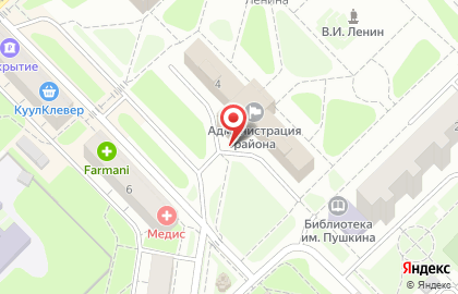 Россиянка на площади Ленина на карте