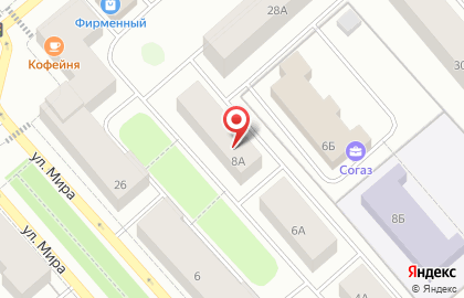 Магазин канцтоваров на улице Мира на карте