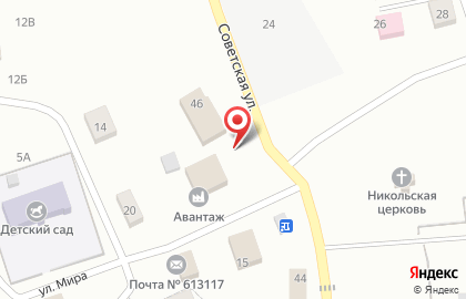 ОАО Банкомат, Волго-Вятский банк Сбербанка России на Советской улице на карте