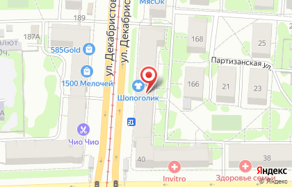 Салон оптики LooK на улице Декабристов на карте