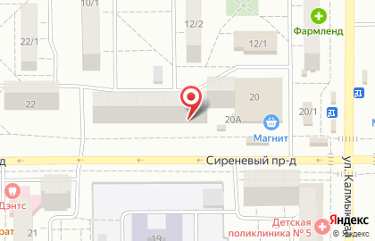 Парикмахерская Стрижка в Челябинске на карте