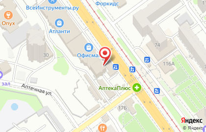 Фитнес-студия Элегия в Кировском районе на карте
