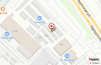 Магазин автозапчастей в Нижнем Новгороде на карте