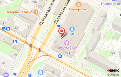 Магазин Суворовские конфеты на Пролетарской улице, 22а на карте