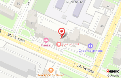 Ателье Шпулька на улице Чехова на карте