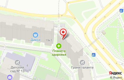 Аптека Планета Здоровья на улице Михаила Дудина на карте