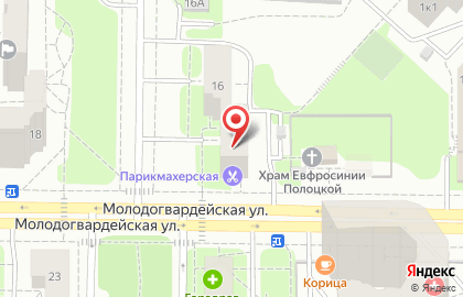 Настройка программ метро Молодежная на карте