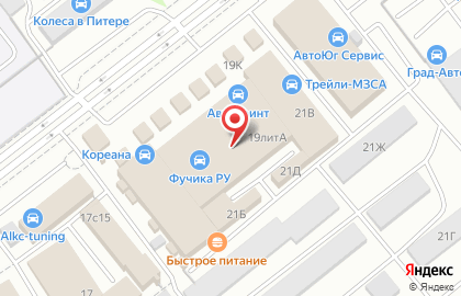 Торгово-промышленное объединение Евротек в Фрунзенском районе на карте