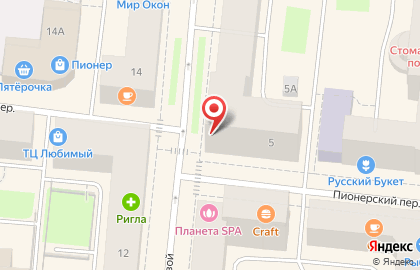Магазин Чебурашка на улице Самойловой на карте