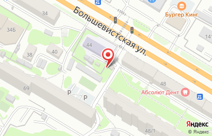 Киоск по продаже фруктов и овощей в Новосибирске на карте