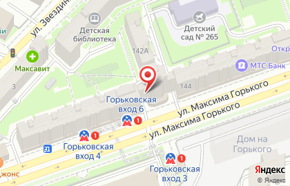 ООО Ломбарды ЮС-585 на улице Максима Горького на карте