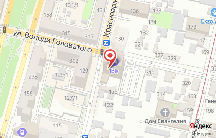 Ресторан Ibis kitchen на Красноармейской улице на карте