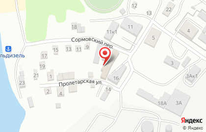 Сервисная компания Фрегат на Пролетарской улице на карте