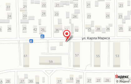Продуктовый магазин Кристалл на улице Маркса на карте