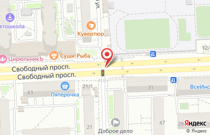 Багажник на Красномосковской улице на карте