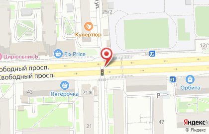 Фея на Красномосковской улице на карте