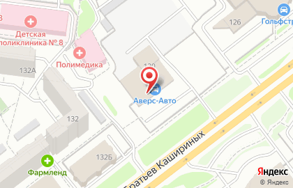 VERONA-DESIGN на улице Братьев Кашириных на карте