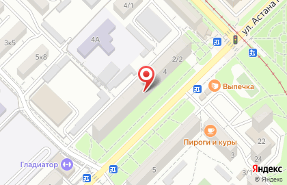 Парикмахерская Чио Чио на улице Астана Кесаева на карте